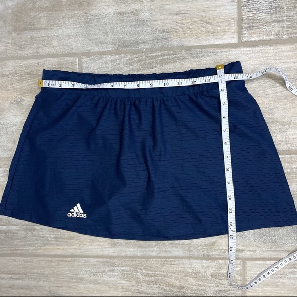 ADIDAS Tennis Skort Navy Blue Climalite Size L - Picture 3 of 6